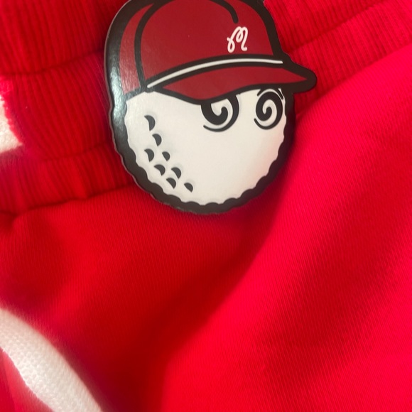 Malbon x Budweiser sweat pants NEW! Red - Picture 6 of 6